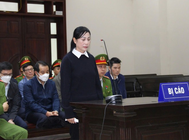 Cựu Bí thư Tỉnh ủy Vĩnh Phúc (cũ) Hoàng Thị Thúy Lan tại phiên tòa phúc thẩm.