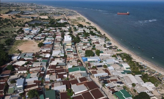 Dự án thành phần 1: Di dân tái định cư, giải phóng mặt bằng Dự án Nhà máy Điện hạt nhân Ninh Thuận 1 sẽ được triển khai tại xã Phước Dinh. Ảnh: T.X 