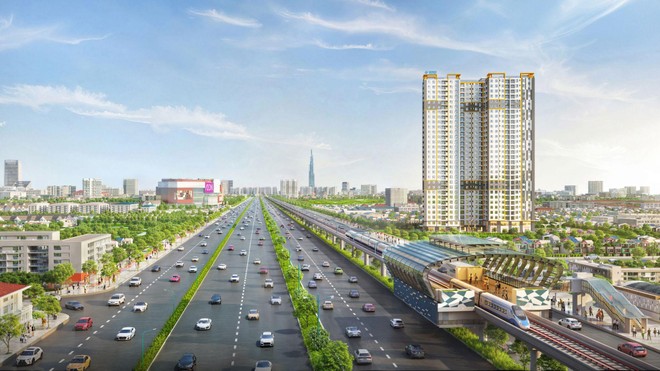 Diamond Boulevard trở thành sự lựa chọn lý tưởng trên trục Quốc Lộ 13 với mức giá chỉ từ 36 triệu/m2 bàn giao full nội thất.