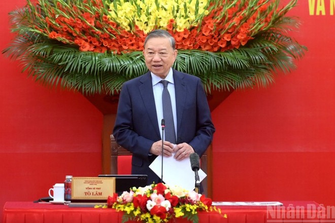 Tổng Bí thư Tô Lâm. Ảnh: Báo Nhân dân.