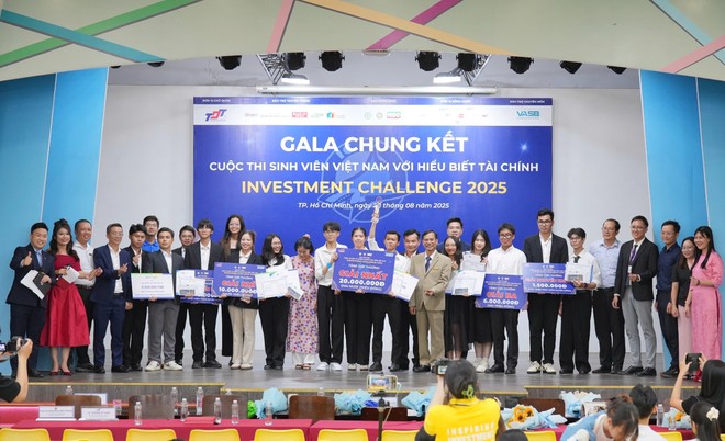 Hơn 2.400 sinh viên tranh tài, Investment Challenge 2025 đã tìm được quán quân