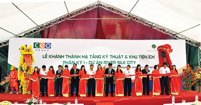 CEO khánh thành hạ tầng và khu tiện ích Dự án River Silk City