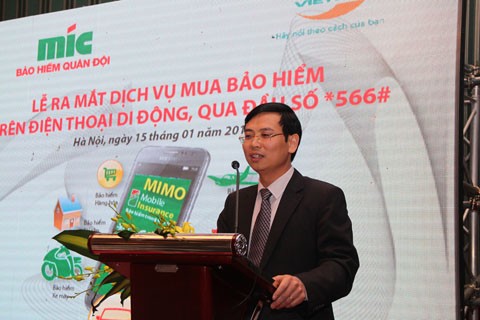 Mua bảo hiểm trên điện thoại di động MIMO