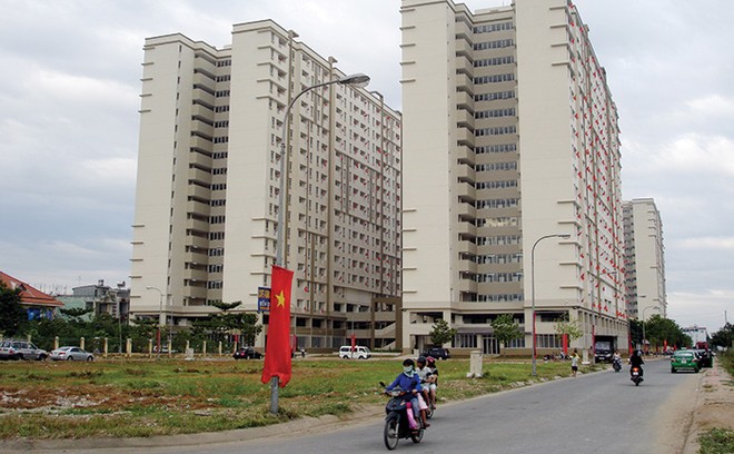 Ngoài xây dựng dự án chung cư để bán, nhiều doanh nghiệp địa ốc phía Nam còn thực hiện cả hình thức cho thuê mua.
Ảnh: Lê Toàn