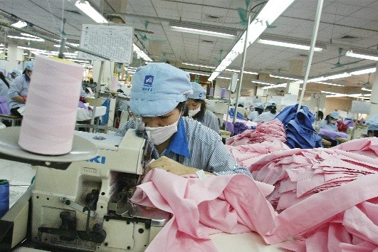 Theo WB, dệt may xuất khẩu vào thị trường Mỹ sẽ
tăng trưởng 90% vào năm 2020