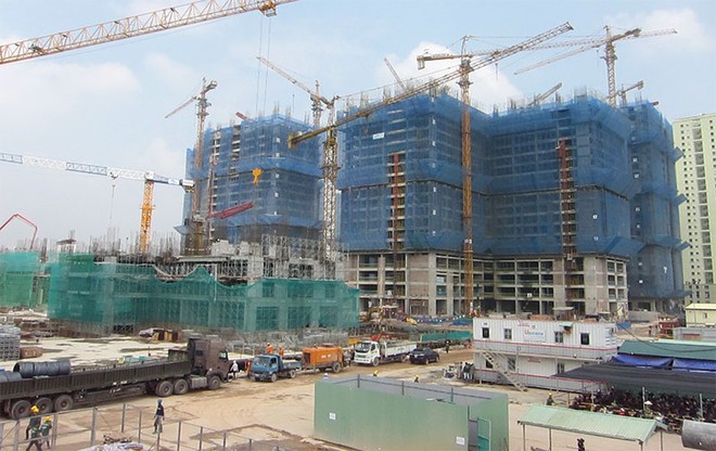 Dự án Goldmark City đang được chủ đầu tư đẩy nhanh tiến độ
