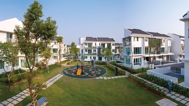 Một góc Khu đô thị Park City 
