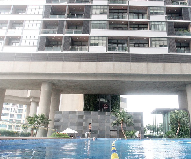 Dự án Dolphin Plaza, một trong những dự án có nhiều căn hộ được người nước ngoài thuê tại khu vực quận Nam Từ Liêm.Ảnh: Phương Anh
