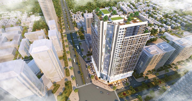 Phối cảnh tổng thể 
Dự án Golden Field
