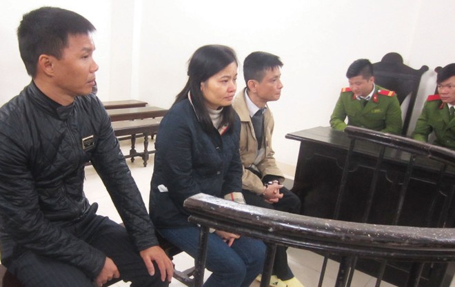 Các bị cáo trong phiên tòa đầu năm 2015
