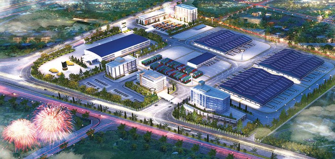 Cảng nội địa Mỹ Đình sẽ được di dời về Đức Thượng (Hoài Thượng, 
Hà Nội) với diện tích gần 18 ha.