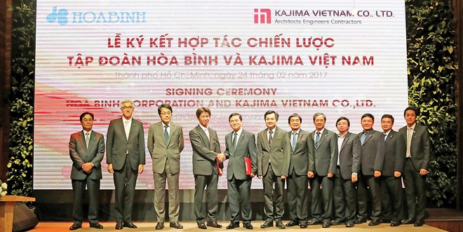 Để tăng trưởng doanh thu từ mô hình tổng thầu D&B, HBC không ngừng học hỏi từ các nhà thầu uy tín nước ngoài, trong đó có Tập đoàn Kajima (Nhật Bản)