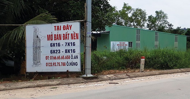 Nhiều dự án đất nền tại Phú Quốc đang miệt mài tìm khách. Ảnh: Việt Dương