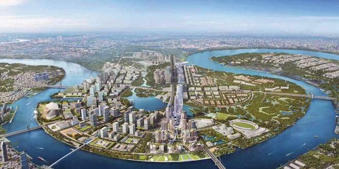 Ngắm diện mạo Thủ Thiêm, điểm nóng thị trường bất động sản 2018