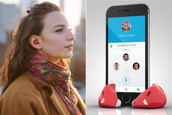 Pilot - tai nghe giúp 2 người khác ngôn ngữ trò chuyện theo thời gian thực