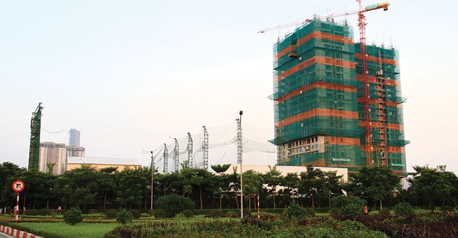 Dự án Mỹ Đình Pearl hiện mới chỉ có thỏa thuận cấp bảo lãnh theo hạn mức, chưa có thư bảo lãnh của ngân hàng. Ảnh: Nguyễn Thành