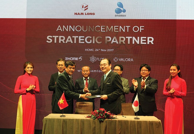 Hợp tác với Tập đoàn Anabuki sẽ giúp Nam Long củng cố thêm 
mắt xích cuối cùng trong chuỗi giá trị  phát triển bất động sản của Nam Long