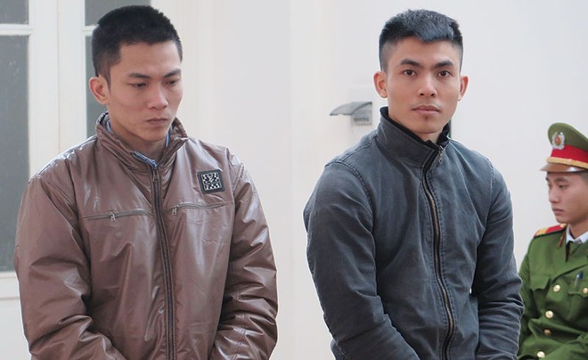 Bị cáo Đào Hoàng Hải và bị cáo Nguyễn Anh Thắng 
