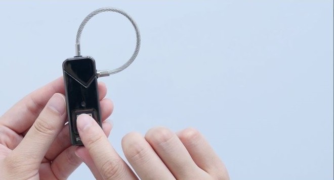 Ổ khóa thông minh không cần chìa, mở bằng vân tay, chống bụi và nước, pin dùng cả năm