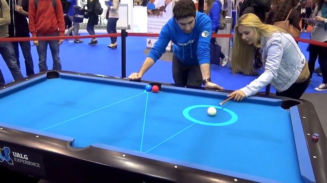 Bàn Bi-A thực tế ảo, dân nghiệp dư cũng có thể trở thành cao thủ