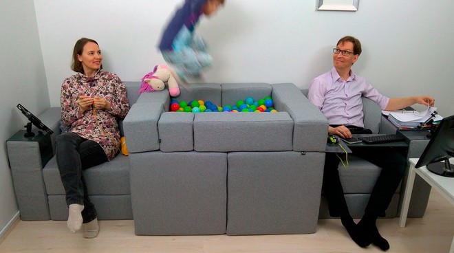 Nội thất mô-đun giúp biến đổi trong vài giây