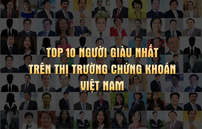 Tài sản của 10 người giàu nhất sàn chứng khoán tiếp tục bị bào mòn