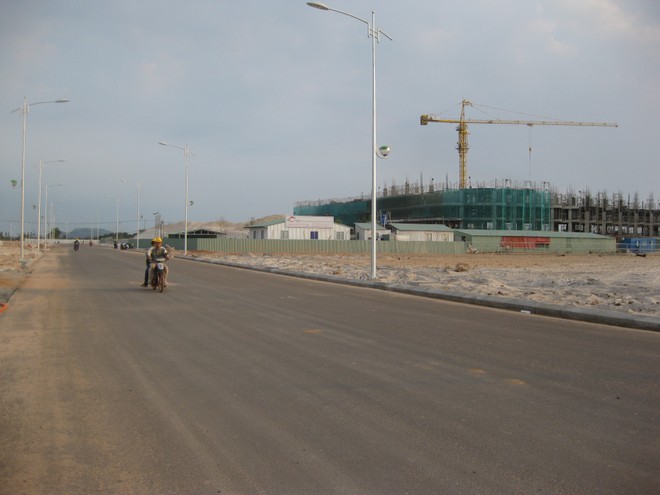 Công trường Dự án Novotel Phú Quốc vào đầu tháng 4 