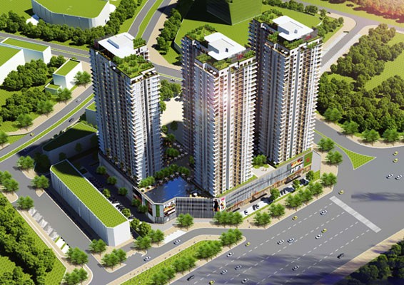 Phục Hưng Holdings là Tổng thầu thiết kế và thi công dự án CT1- Gamuda Gardens gồm 3 tòa tháp trị giá hơn 1.300 tỷ đồng 

