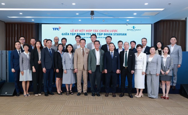 Tập đoàn TTC ký kết hợp tác chiến lược với Tập đoàn Stavian