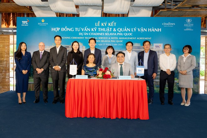 Nghi thức ký kết hợp đồng tư vấn kỹ thuật và quản lý vận hành dự án Citadines Selavia Phu Quoc