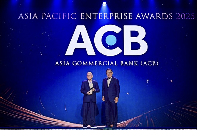 ACB được vinh danh tại hạng mục Doanh nghiệp xuất sắc châu Á.