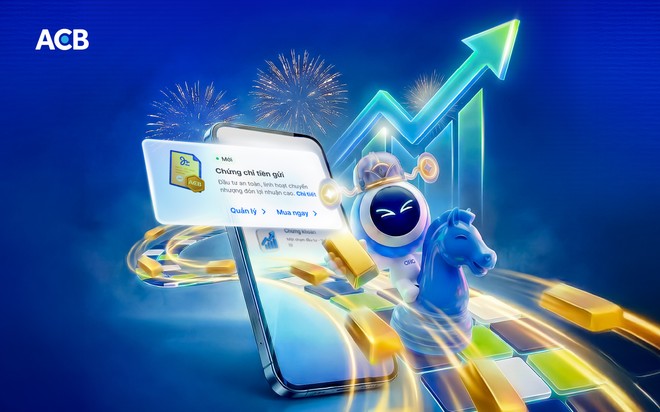 Kiểm soát dòng tiền thưởng Tết với Chứng chỉ tiền gửi ACB