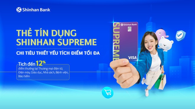 Ngân hàng Shinhan ra mắt thẻ tín dụng Shinhan Supreme