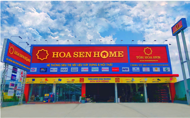 Hệ thống Siêu thị Vật liệu xây dựng và nội thất Hoa Sen Home của Tập đoàn Hoa Sen