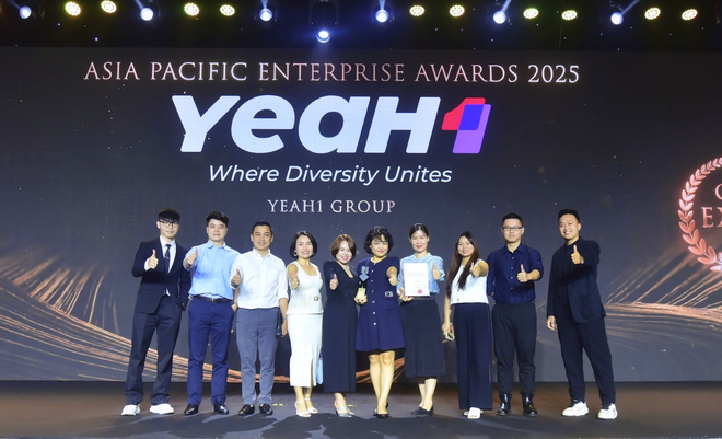 YEAH1 được vinh danh là doanh nghiệp xuất sắc nhất châu Á 2025