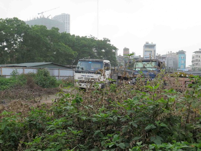 Bên trong 1 lô đất Dự án Booyoung Vina.