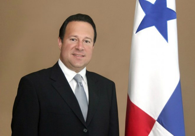Tổng thống Panama Juan Carlos Varela. (Nguồn: canaldenoticia.com)
