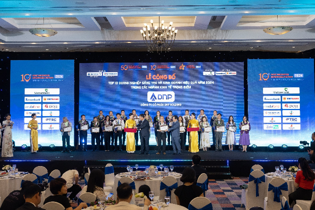 DNP Holding dẫn đầu Doanh nghiệp Đổi mới sáng tạo và Kinh doanh hiệu quả 2024 - Nhóm vật liệu xây dựng hoàn thiện