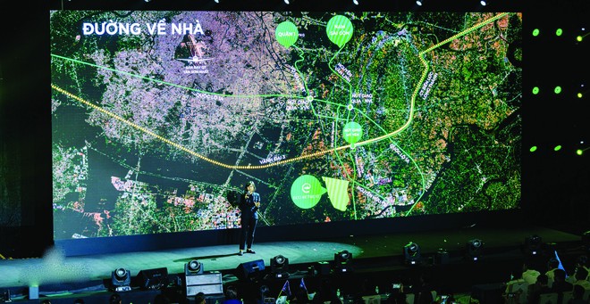 Xu hướng phát triển dự án ra các đô thị vệ tinh ngày càng được định hình rõ nét (Trong ảnh: Lễ giới thiệu dự án Eco Retreat, Long An). Ảnh: Dũng Minh.