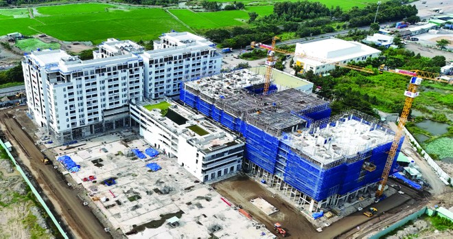 Dự án nhà ở xã hội Thủ Thiêm Green House. Ảnh: Trọng Tín.