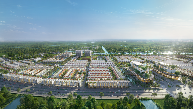 River Park thừa hưởng vị trí đắc địa của LA Home với mặt tiền đại lộ Lương Hòa - Bình Chánh lộ giới 60m, giúp kết nối TPHCM chỉ từ 5 phút.