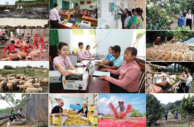 Số hộ dân được tiếp cận với nguồn vốn tín dụng chính sách và mạnh dạn vay vốn phát triển kinh tế, vươn lên thoát nghèo ngày càng nhiều.