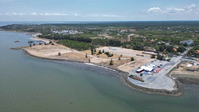 Siêu dự án Vinhomes Green Paradise Cần Giờ đang được triển khai xây dựng. Ảnh: Lê Toàn.