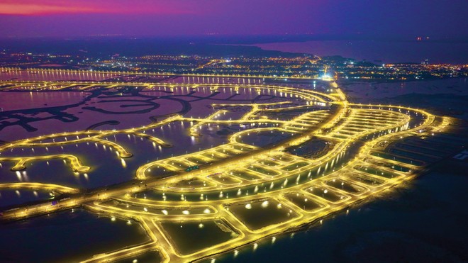 Dự án Khu đô thị lấn biển Cần Giờ, quy mô 2.870 ha, tổng vốn đầu tư hơn 10 tỷ USD, đang được triển khai rầm rộ.