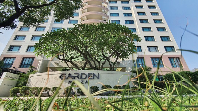 Khách sạn Parkroyal Saigon đã được đổi tên thành Garden Plaza Saigon sau khi đổi chủ. Ảnh: Lê Toàn.