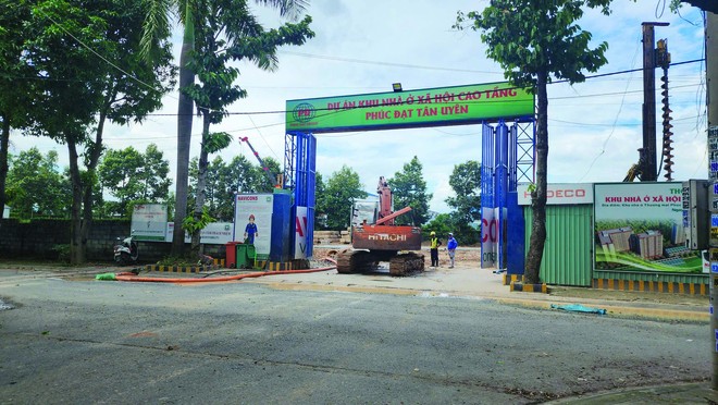 Dự án nhà ở xã hội Phúc Đạt Tân Uyên có giá bán tương đương khu vực trung tâm TP.HCM. Ảnh: Lê Toàn.