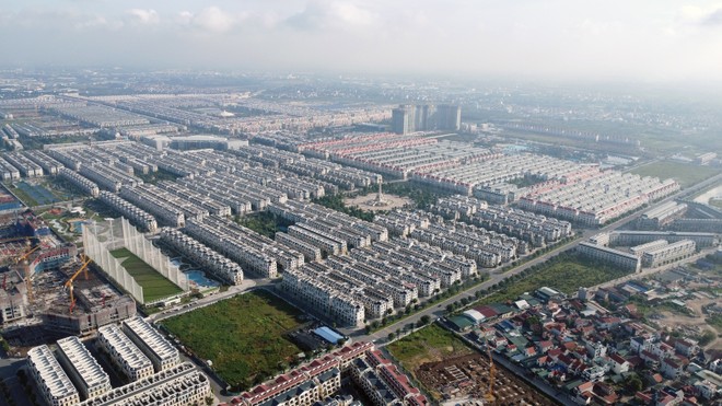 Các đại đô thị quy mô hàng ngàn héc-ta xuất hiện ngày càng nhiều. Ảnh: Dũng Minh.