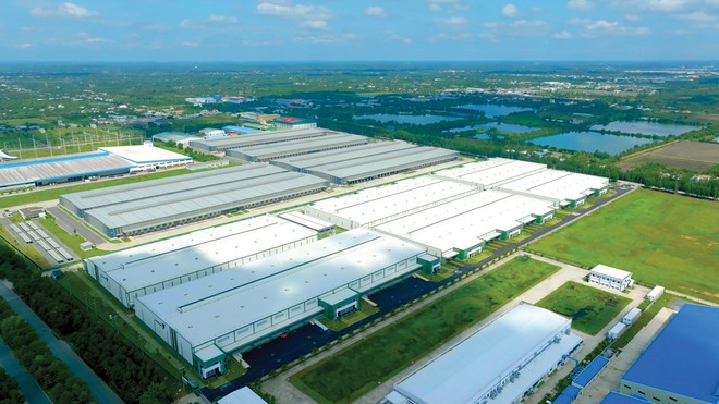 Tỷ lệ lấp đầy đất công nghiệp hiện duy trì trên 80% ở cả miền Bắc và miền Nam. Ảnh: Lê Toàn.
