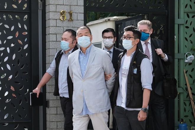 Ông trùm truyền thông Hồng Kông bị bắt theo Luật An ninh mới