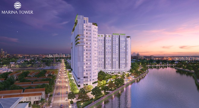 Phối cảnh dự án Marina Tower